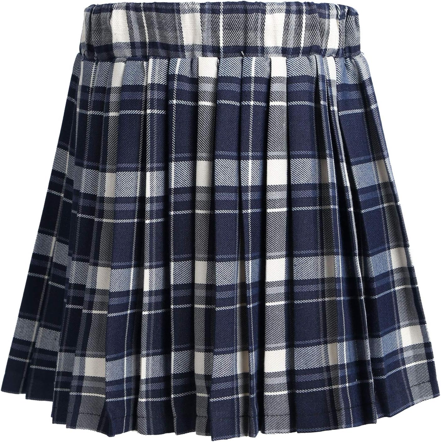 Kids Girls Plaid Pleated Skirt High Waist Skater Tennis Skirts Skorts with Shorts School Girl Uniform