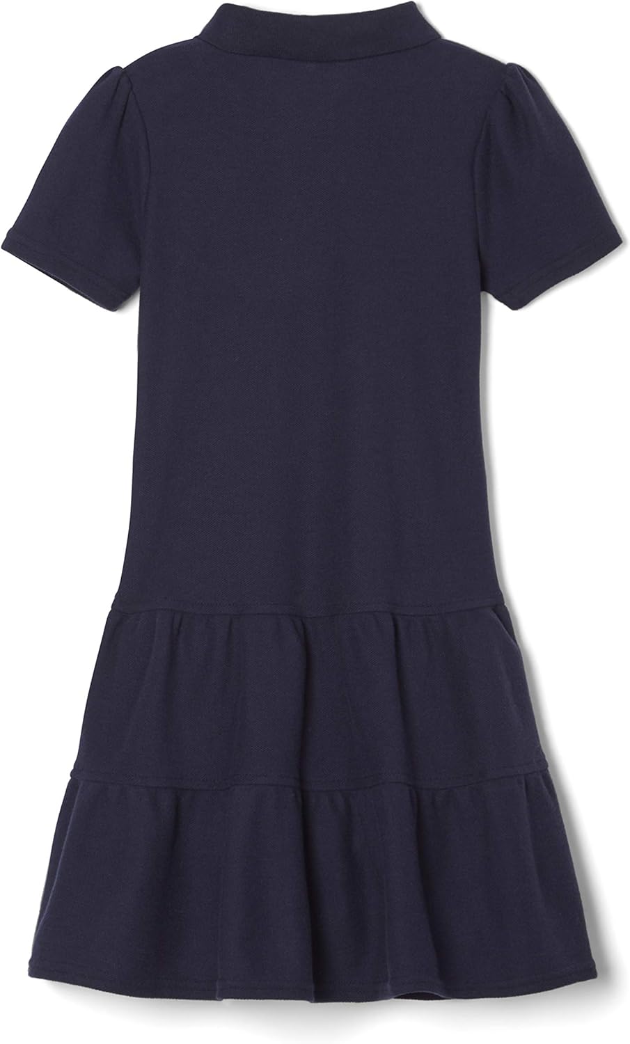 Girls' Ruffle Pique Polo Dress