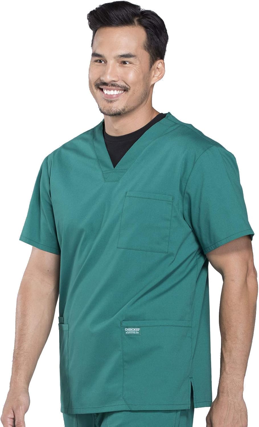 Scrubs for Men Workwear Professionals V-Neck 4 Pocket Scrub Top WW695