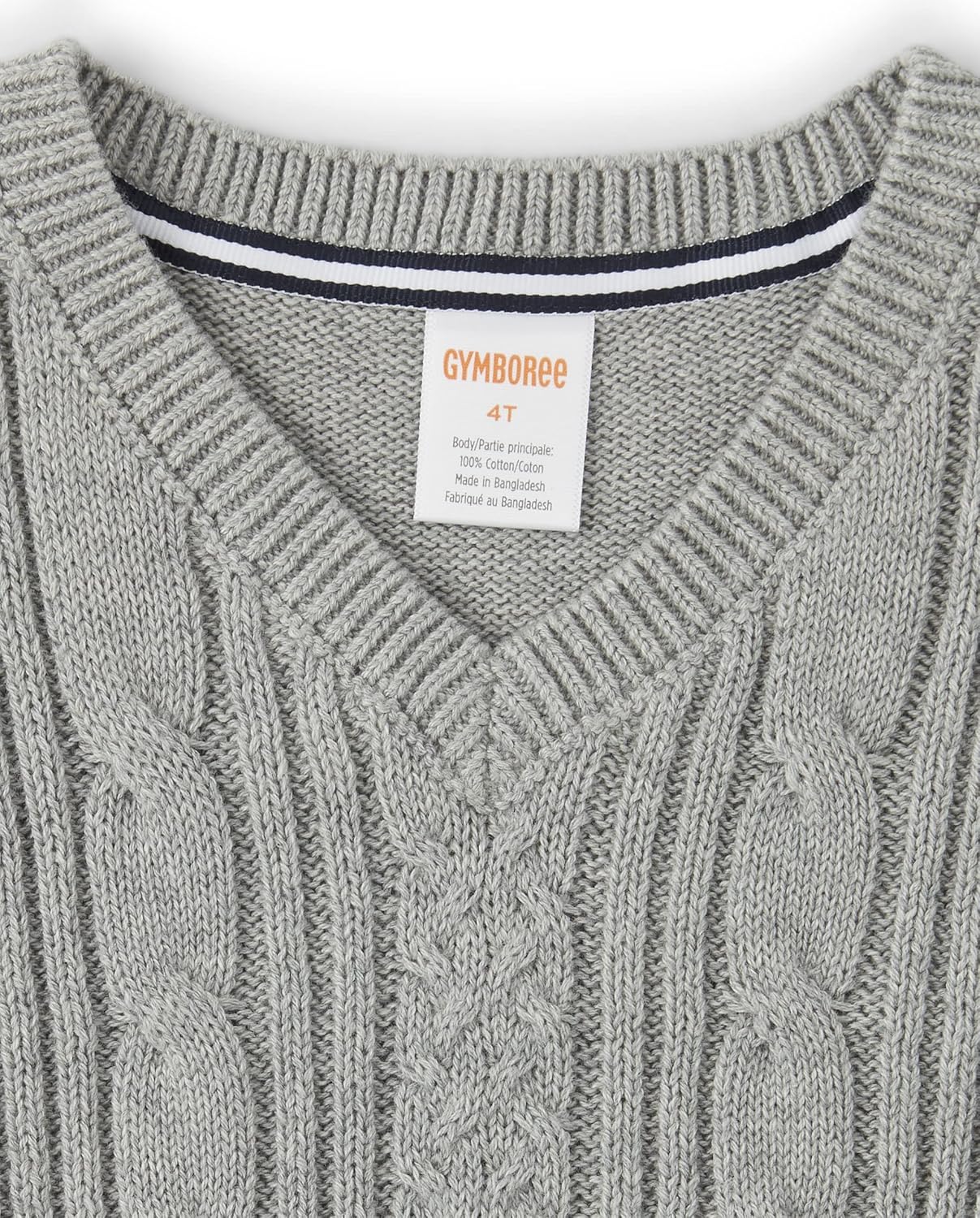 Boys and Toddler V-Neck Cable Knit Sweater Vest