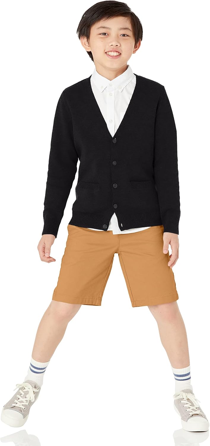 Unisex Kids and Toddlers' Uniform Cotton Cardigan Sweaters, Pack of 2