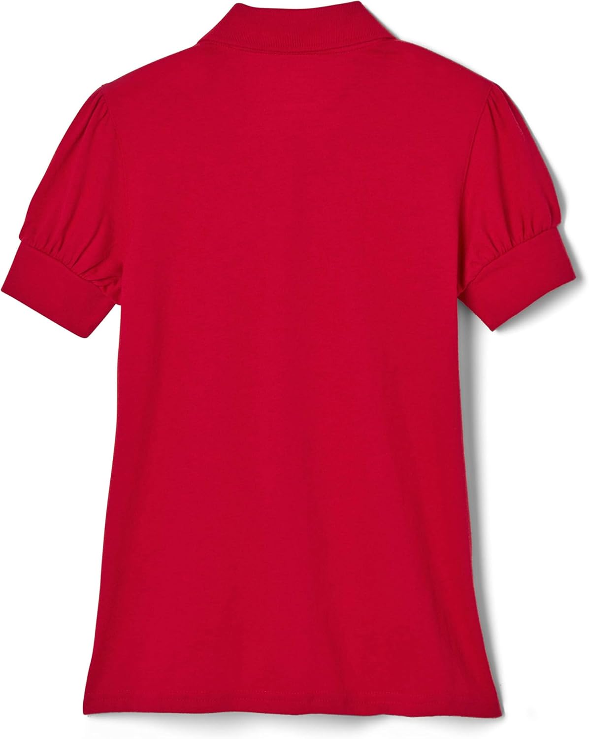 Girls Plus Size' Puff Sleeve Double Button Polo