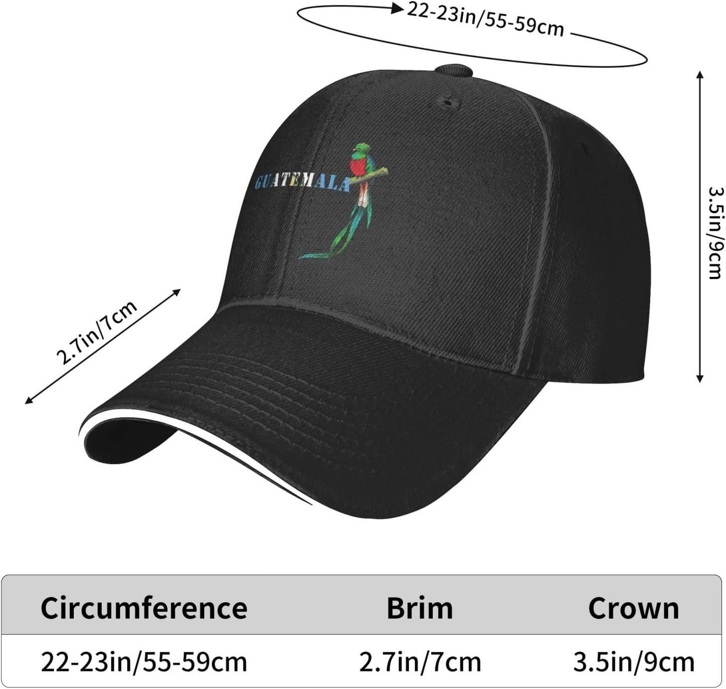 Classic Baseball Caps Adjustable Sandwich Cap, Black Casquette Hats Outdoor Trucker Hat