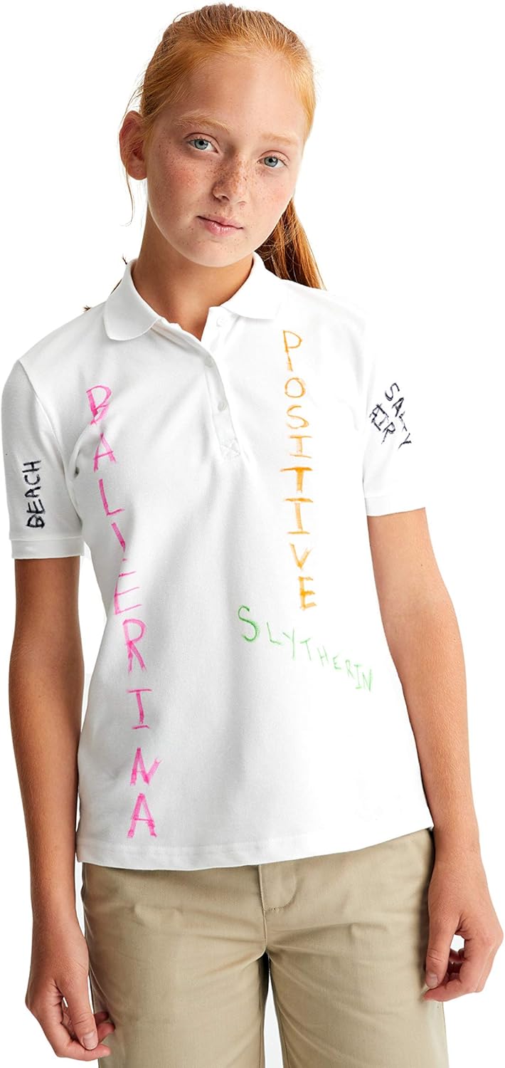 Girls' Big Pull-On Cotton Twill Shorts with Pockets