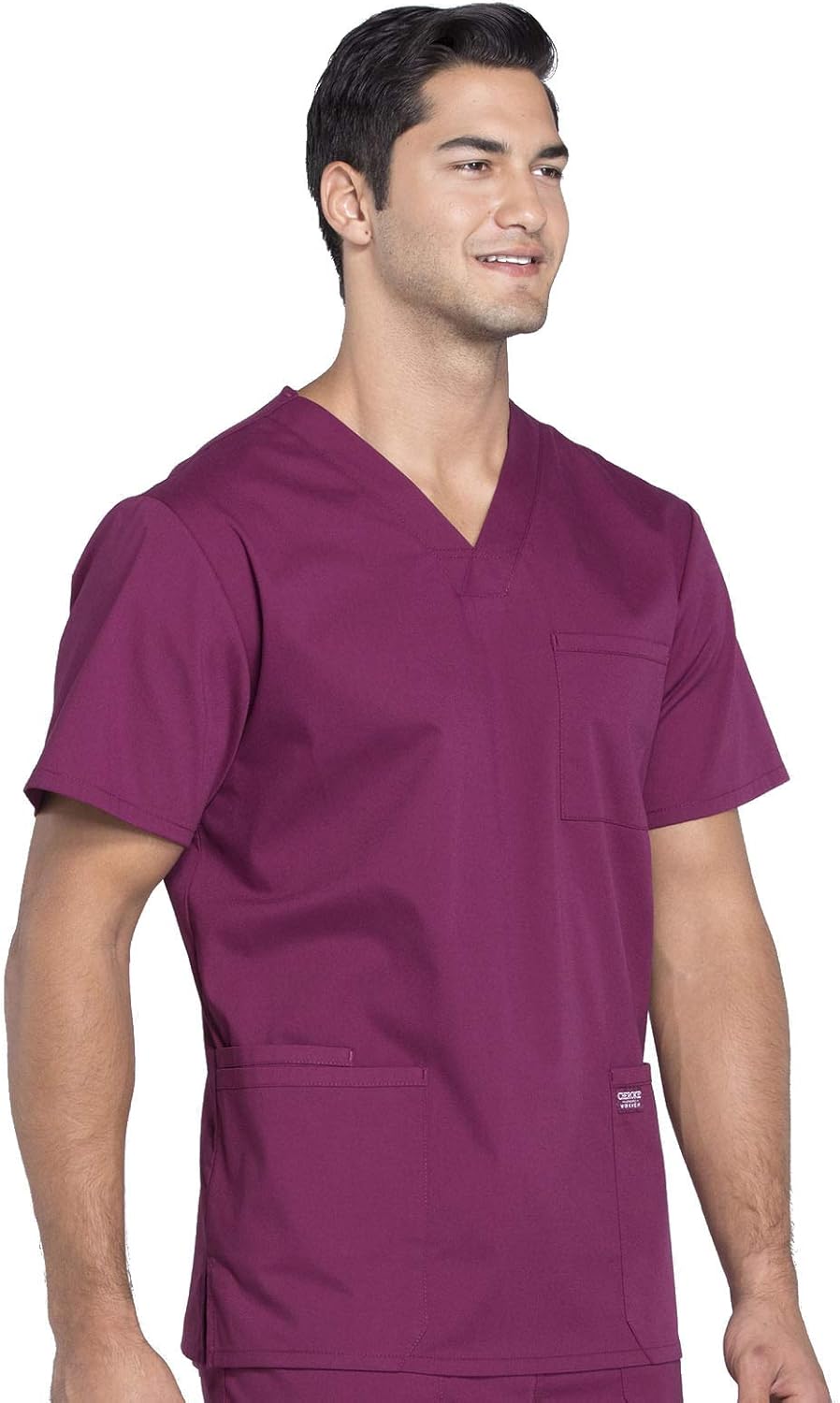 Scrubs for Men Workwear Professionals V-Neck 4 Pocket Scrub Top WW695