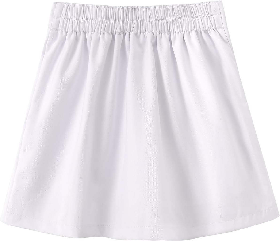 Girls Button Pleated Scooter Skirt School Uniform