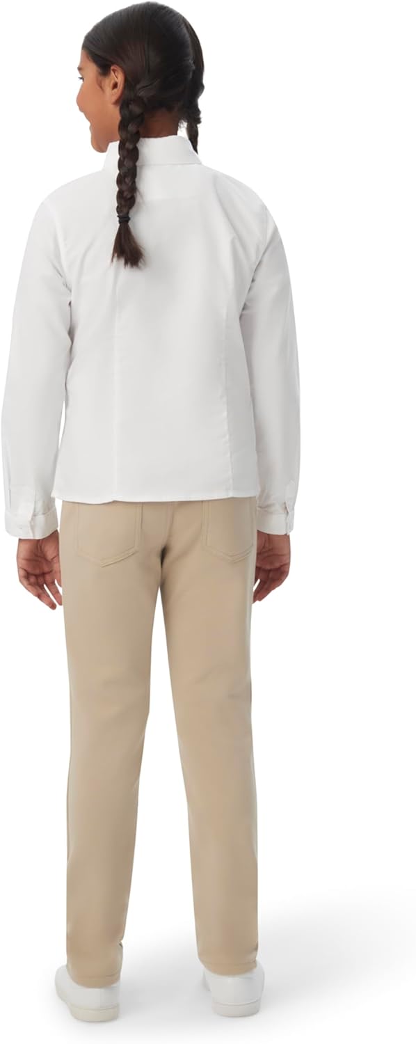 Girls' Long Sleeve Oxford Blouse