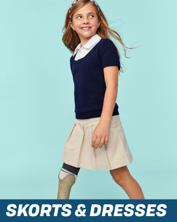 The Children's Place Girls' Uniform Ponte Knit 2 In 1 Dress