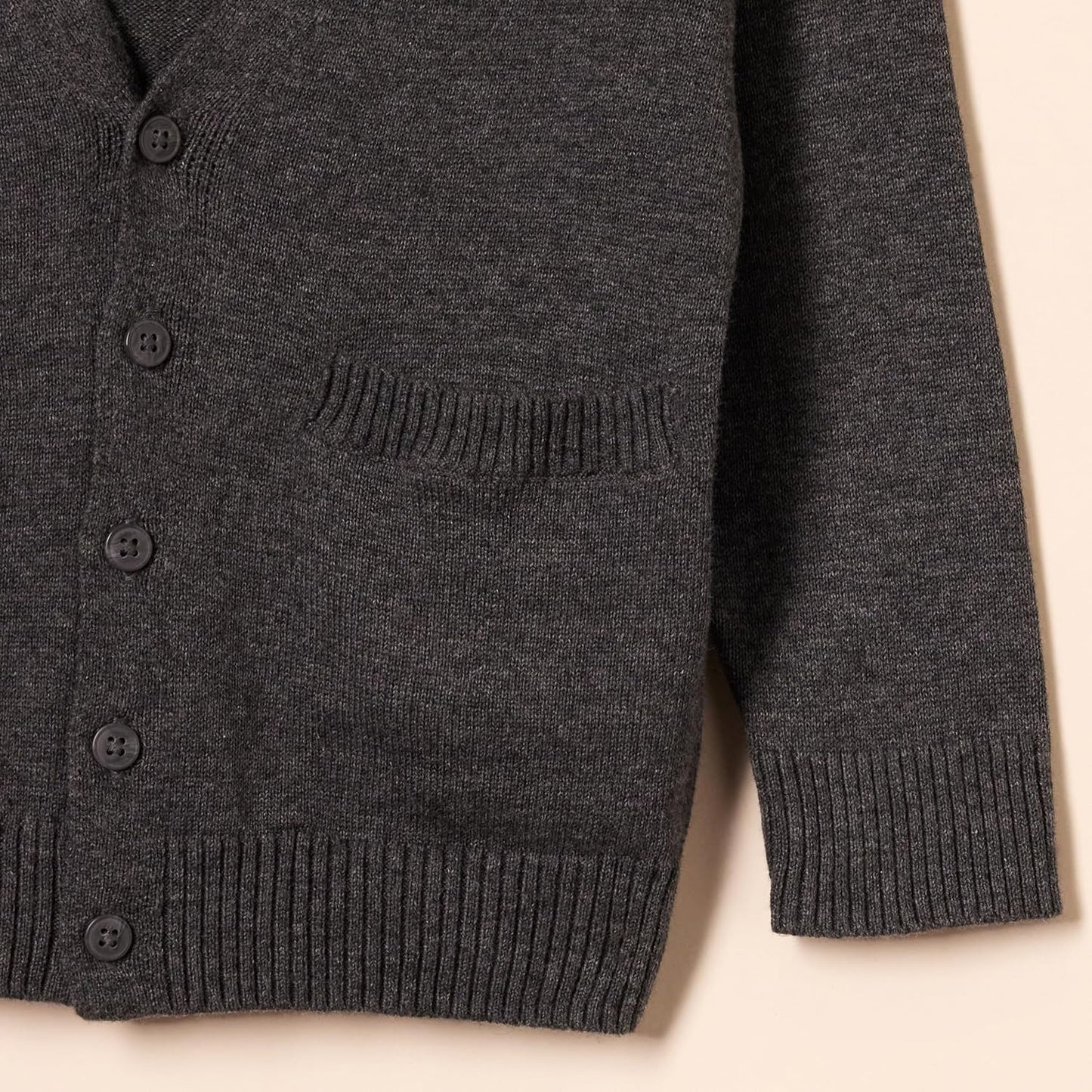 Unisex Kids and Toddlers' Uniform Cotton Cardigan Sweaters, Pack of 2