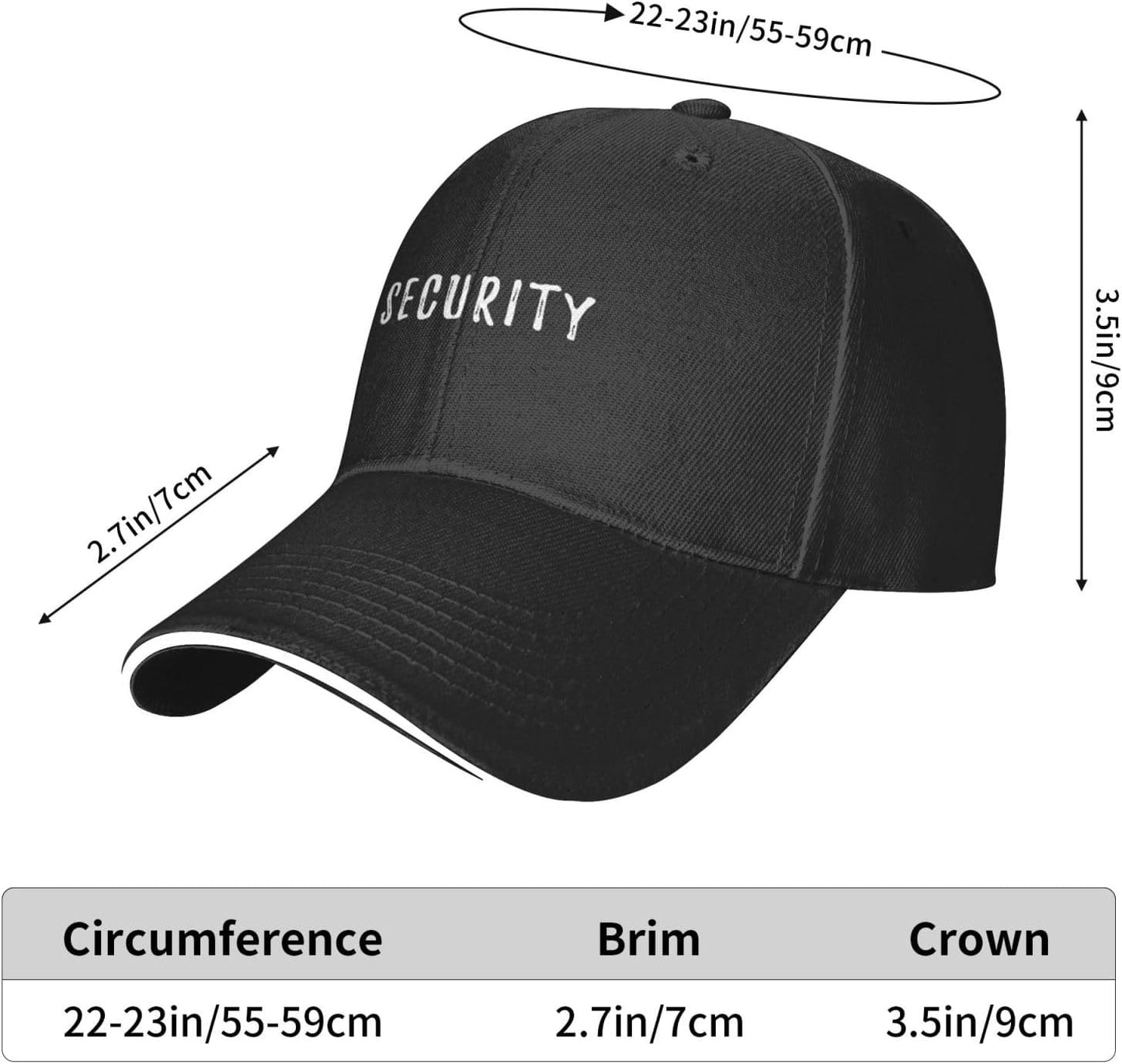Classic Baseball Caps Adjustable Sandwich Cap, Black Casquette Hats Outdoor Trucker Hat