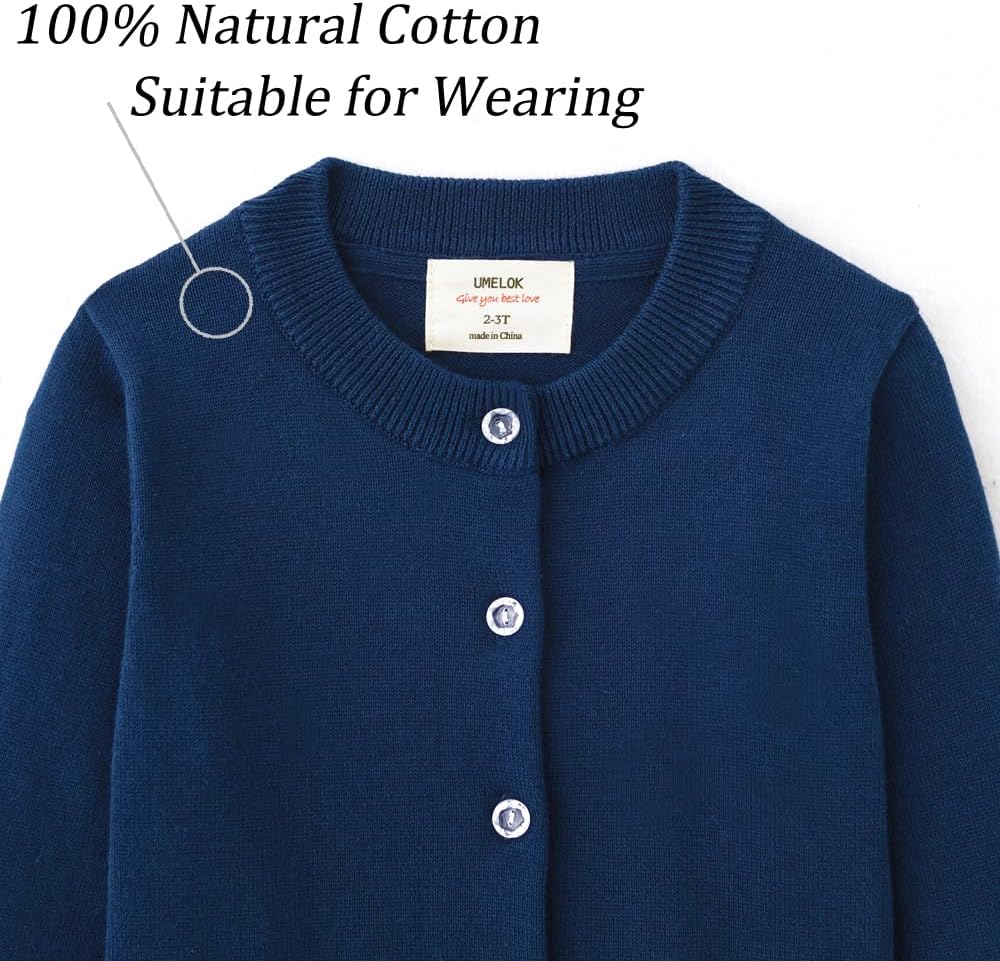 Cardigans Sweater Cotton Button Solid Long Sleeve