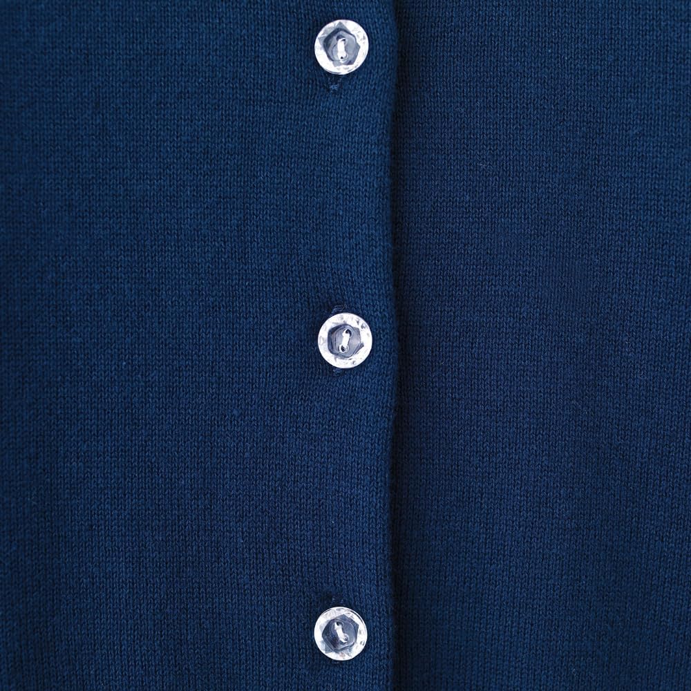 Cardigans Sweater Cotton Button Solid Long Sleeve