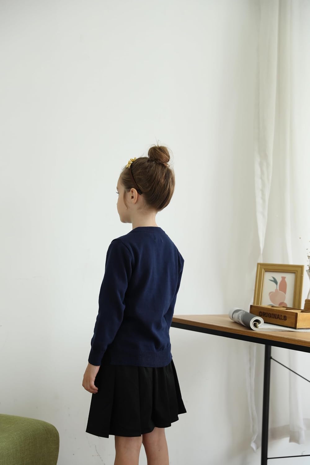 Cardigans Sweater Cotton Button Solid Long Sleeve