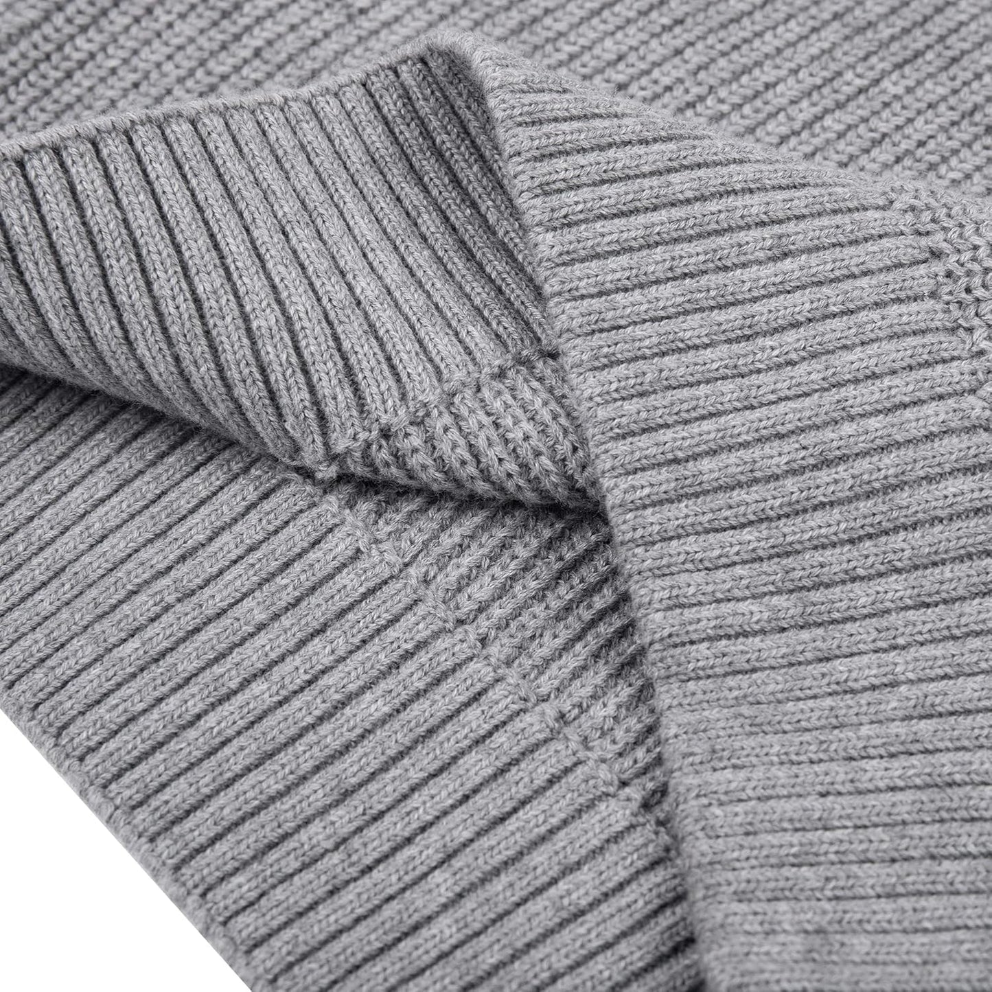 Kid Nation Boys Sweater 100% Cotton Quarter Zip Sweater Kids Cable Knit Casual Pullover (Previously Amazon Essentials)
