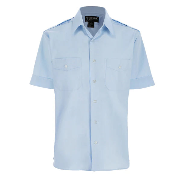TACT SQUAD 8301 SHORT SLEEVE DELUXE TRANSIT SHIRT - LIGHT BLUE