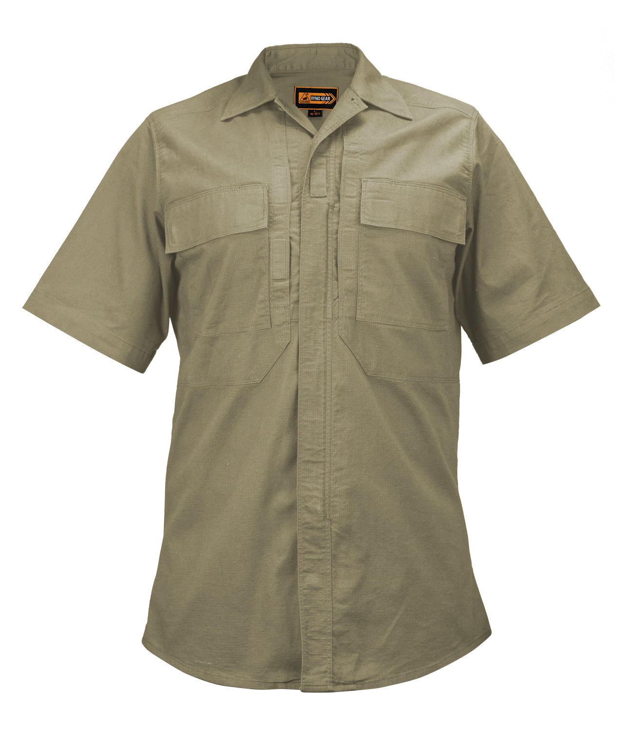 TACTICAL POLY COTTON RIP-STOP BDU SHORT SLEEVE ZIPPERED SHIRT