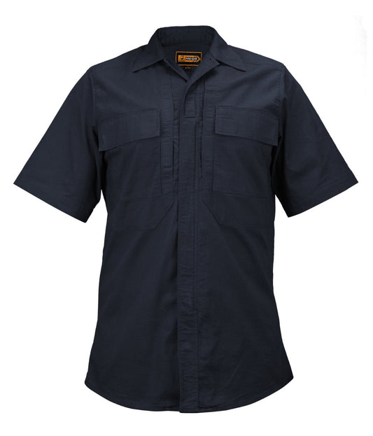 TACTICAL POLY COTTON RIP-STOP BDU SHORT SLEEVE ZIPPERED SHIRT