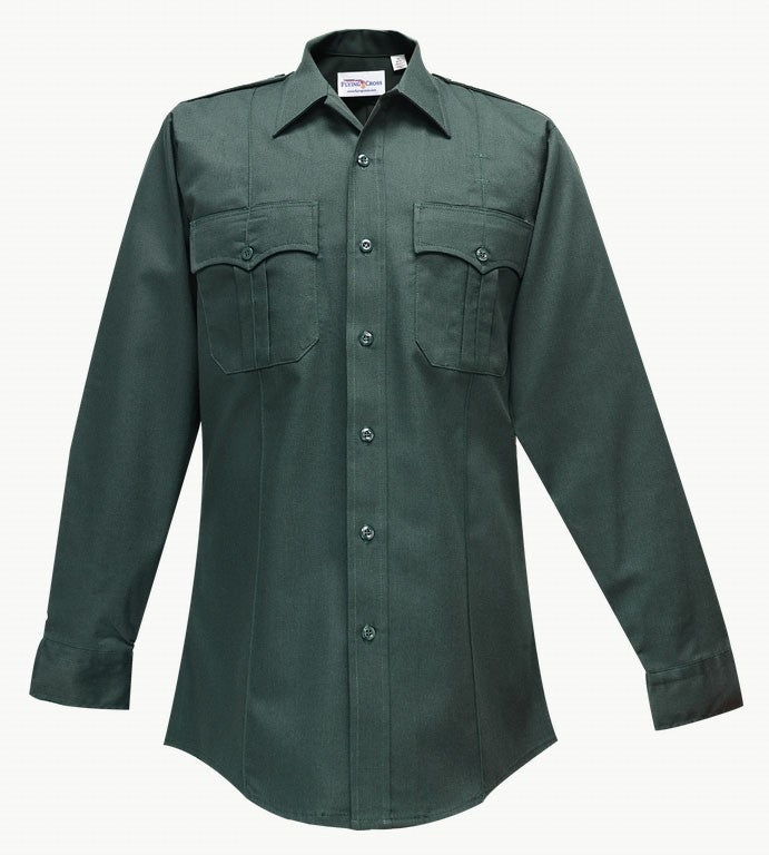 FLYING CROSS/FECHHEIMER ALL WEATHER DELUXE TROPICAL POLY RAYON LONG SLEEVE SHIRTS