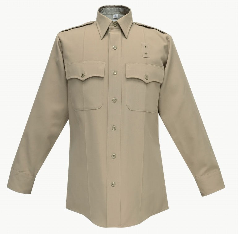 FLYING CROSS/FECHHEIMER ALL WEATHER DELUXE TROPICAL POLY RAYON LONG SLEEVE SHIRTS