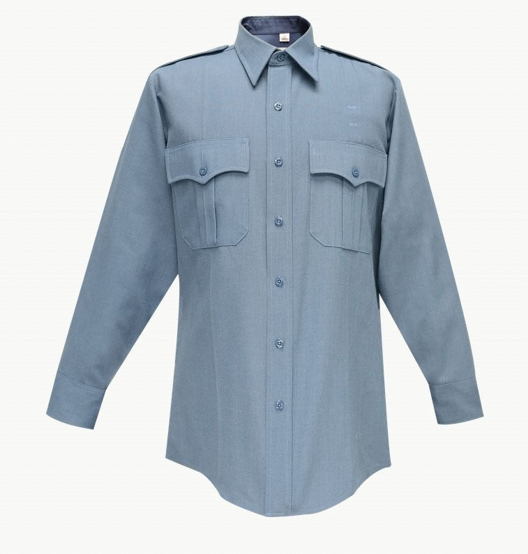 FLYING CROSS/FECHHEIMER ALL WEATHER DELUXE TROPICAL POLY RAYON LONG SLEEVE SHIRTS