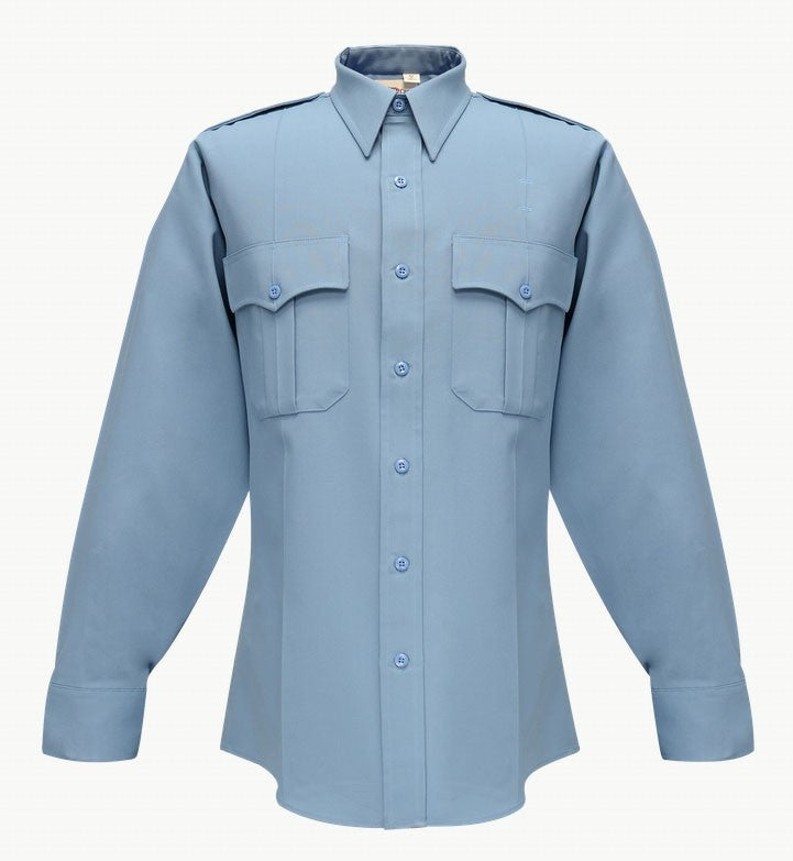 FLYING CROSS/FECHHEIMER ALL WEATHER DELUXE TROPICAL POLY RAYON LONG SLEEVE SHIRTS