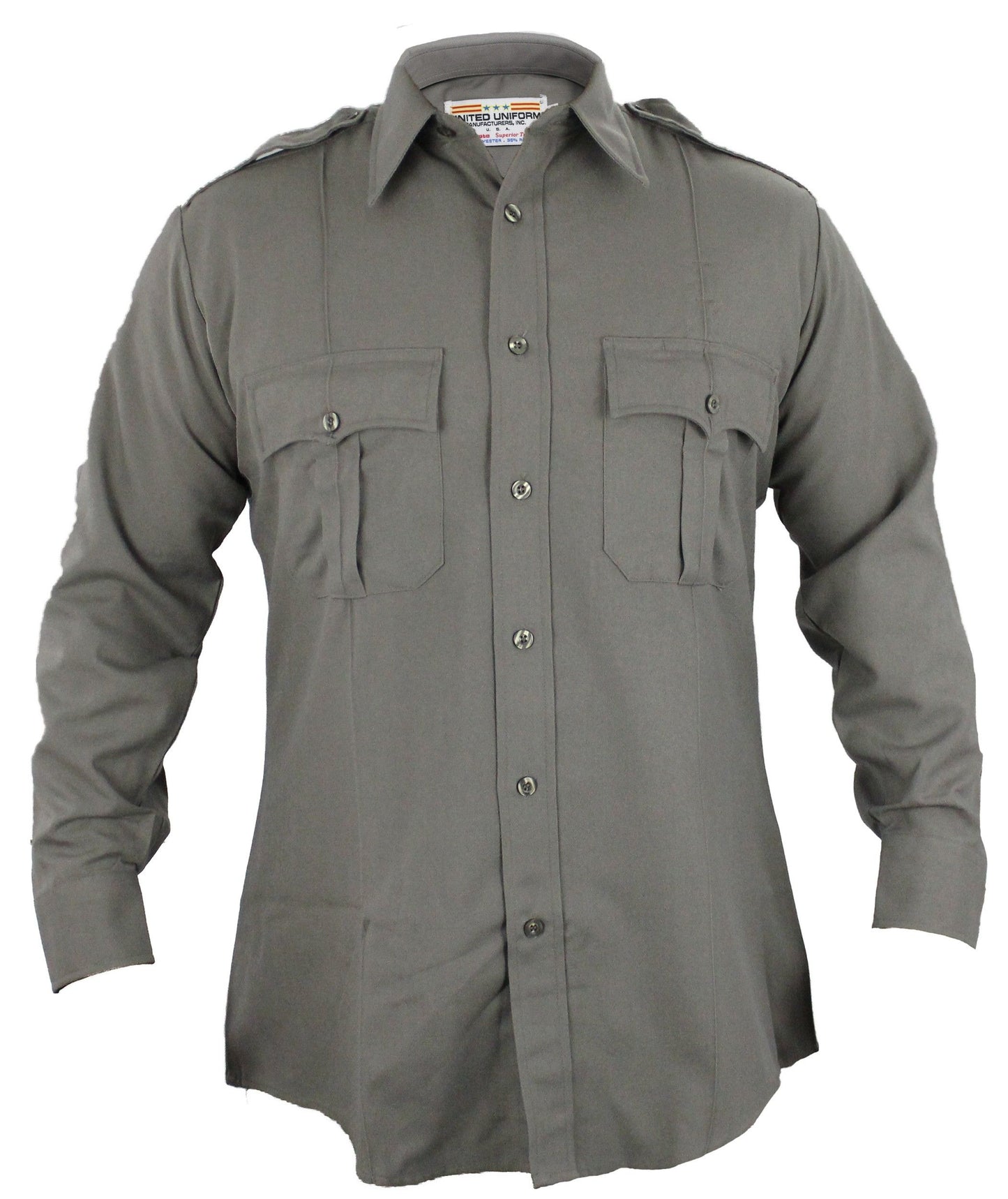 UNITED UNIFORMS LONG SLEEVE SHIRT ALL CLIMATE SUPERIOR TROPICAL