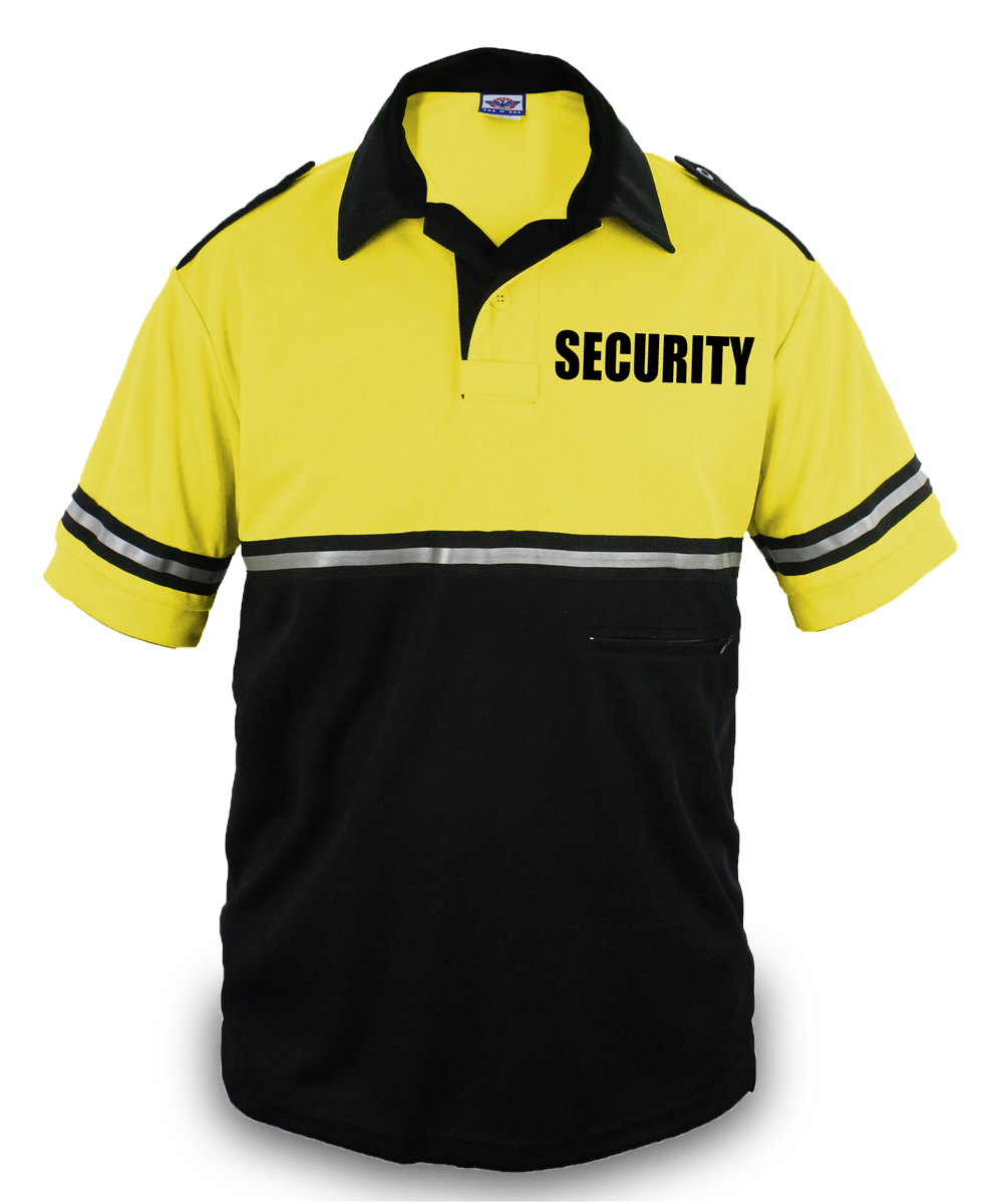 TWO TONE BIKE PATROL SHIRT WITH ZIPPER POCKET WITH SECURITY ID