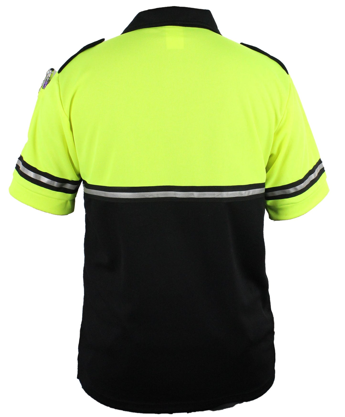 TWO TONE BIKE PATROL SHIRT WITH ZIPPER POCKET