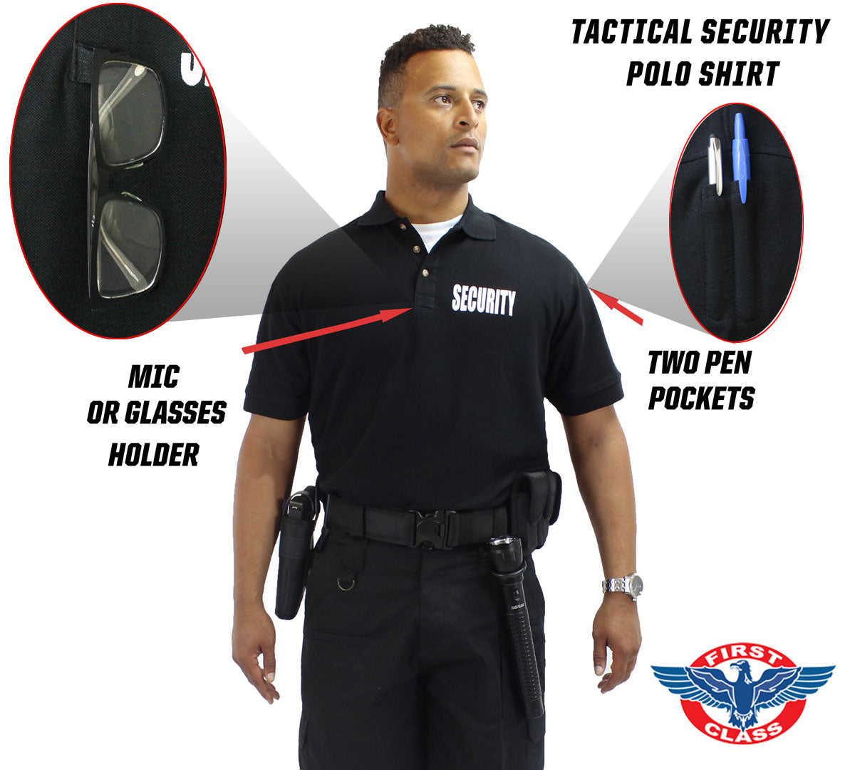 TACTICAL SECURITY POLO SHIRTS