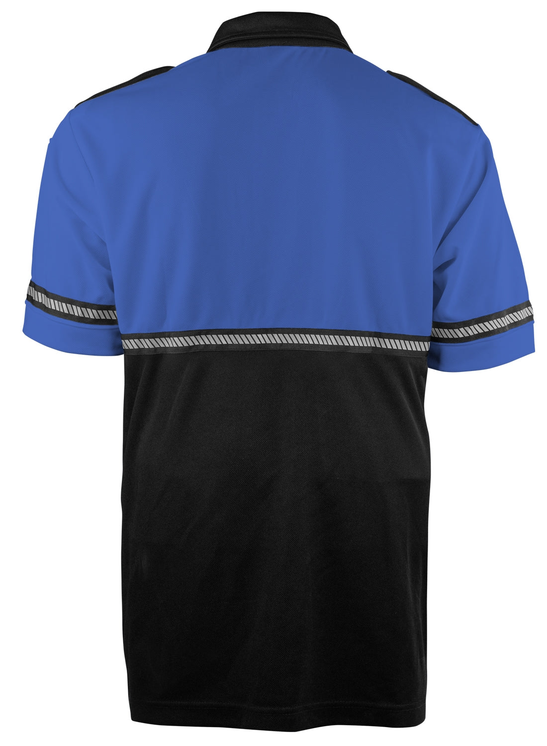 Two Tone Bike Patrol Shirt with Zipper Pocket and Hash Stripes