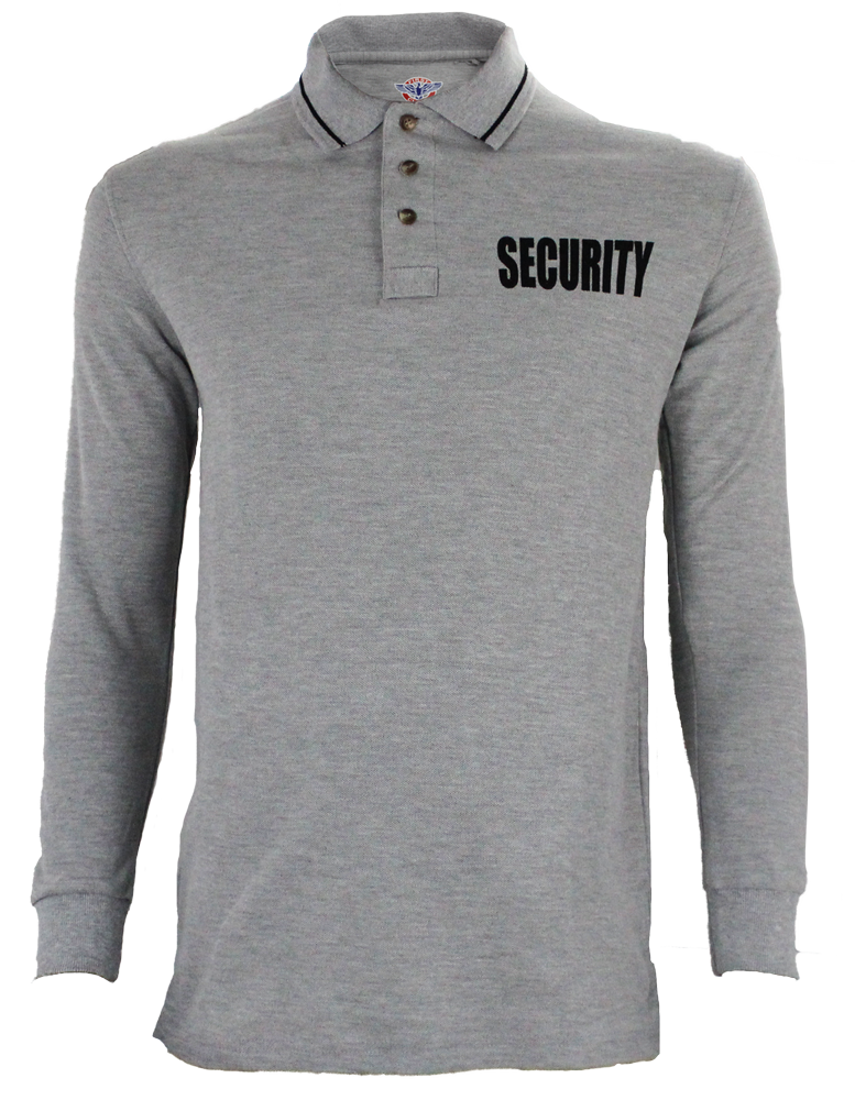 First Class Security Long Sleeve Polo