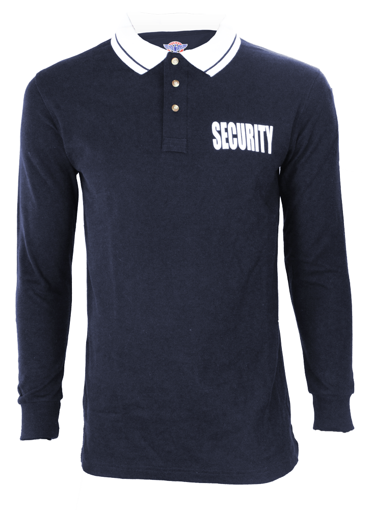 First Class Security Long Sleeve Polo