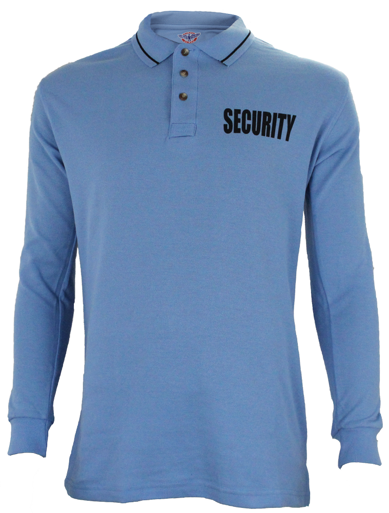 First Class Security Long Sleeve Polo