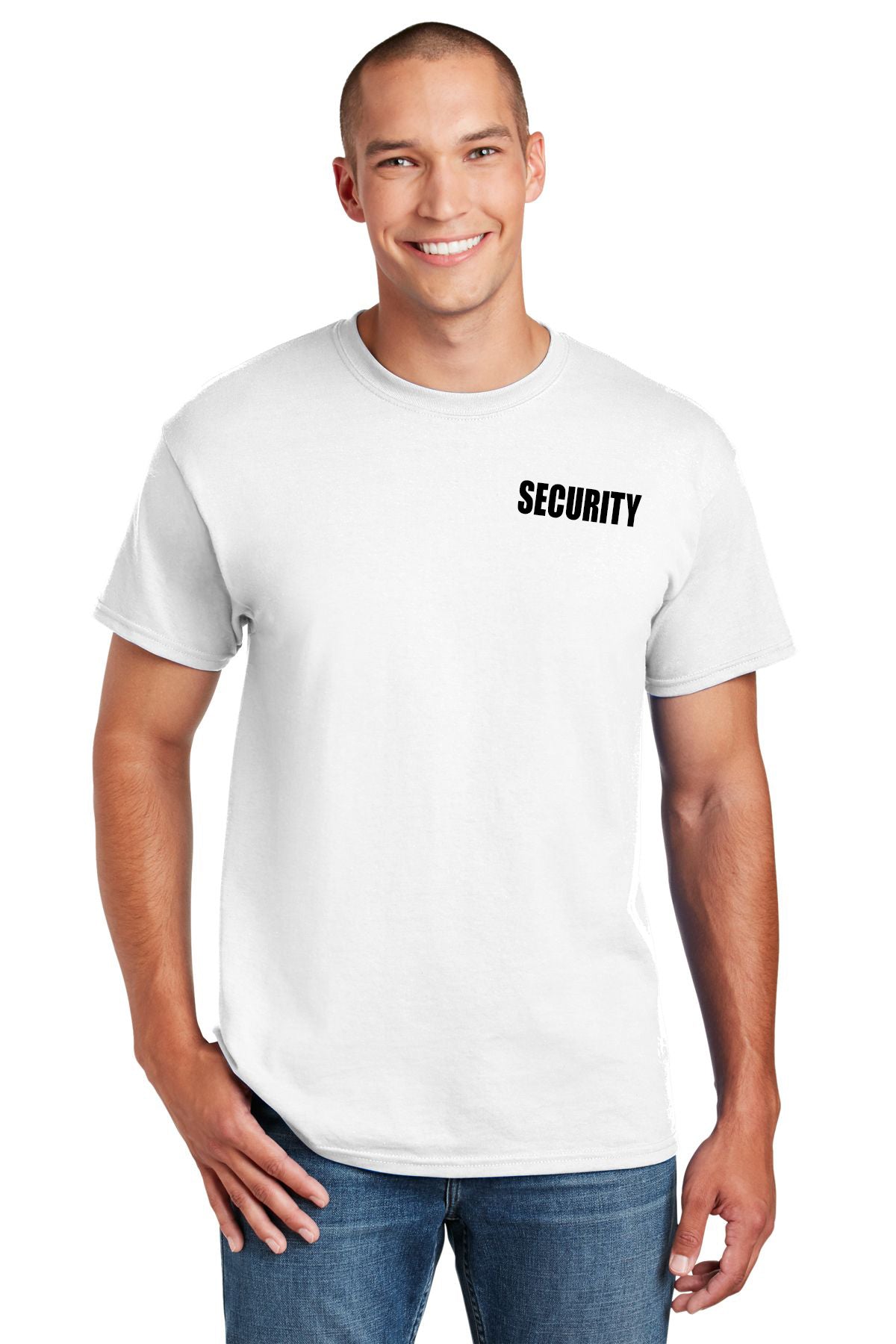 50 COTTON/50 POLY T-SHIRT - SECURITY