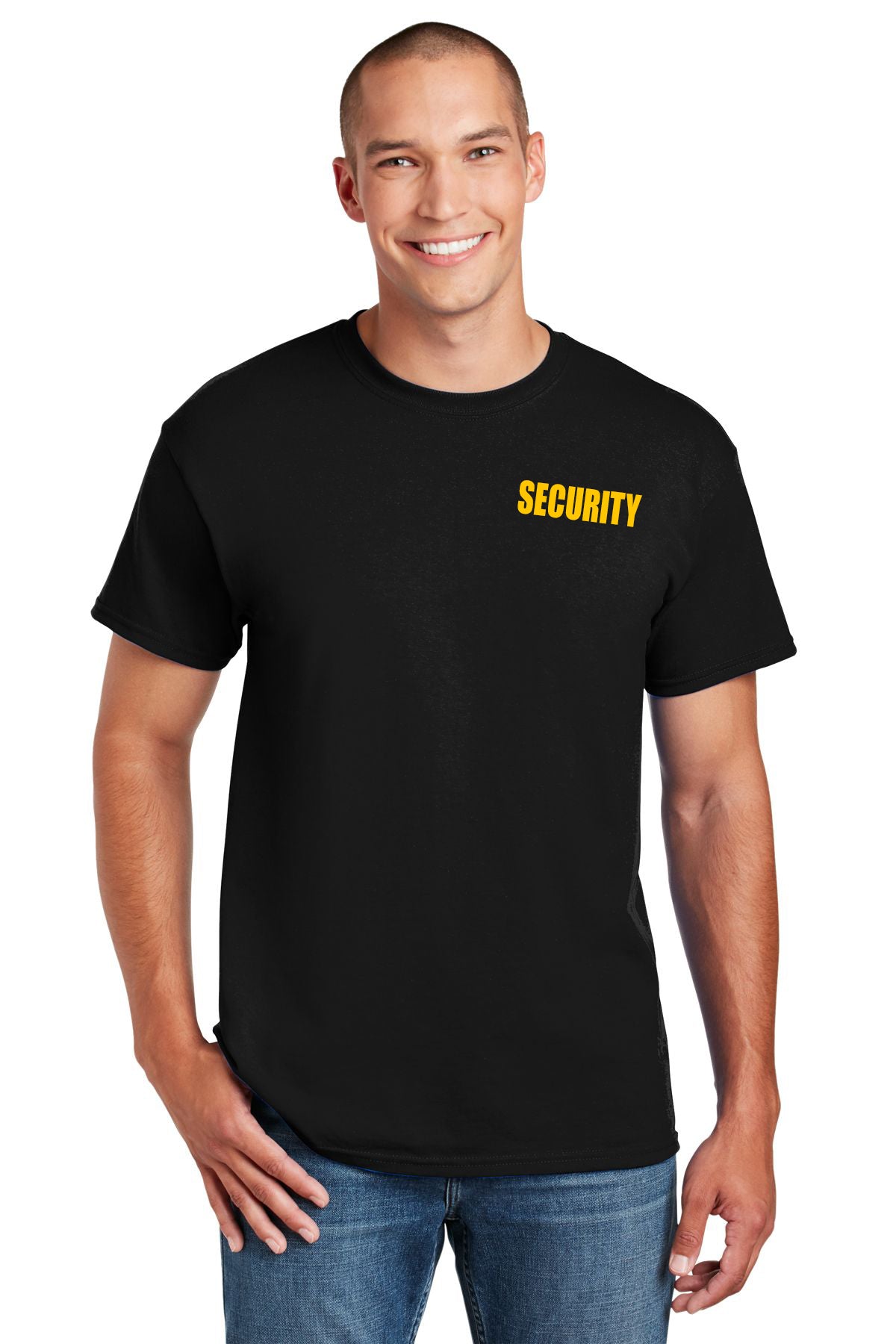 50 COTTON/50 POLY T-SHIRT - SECURITY