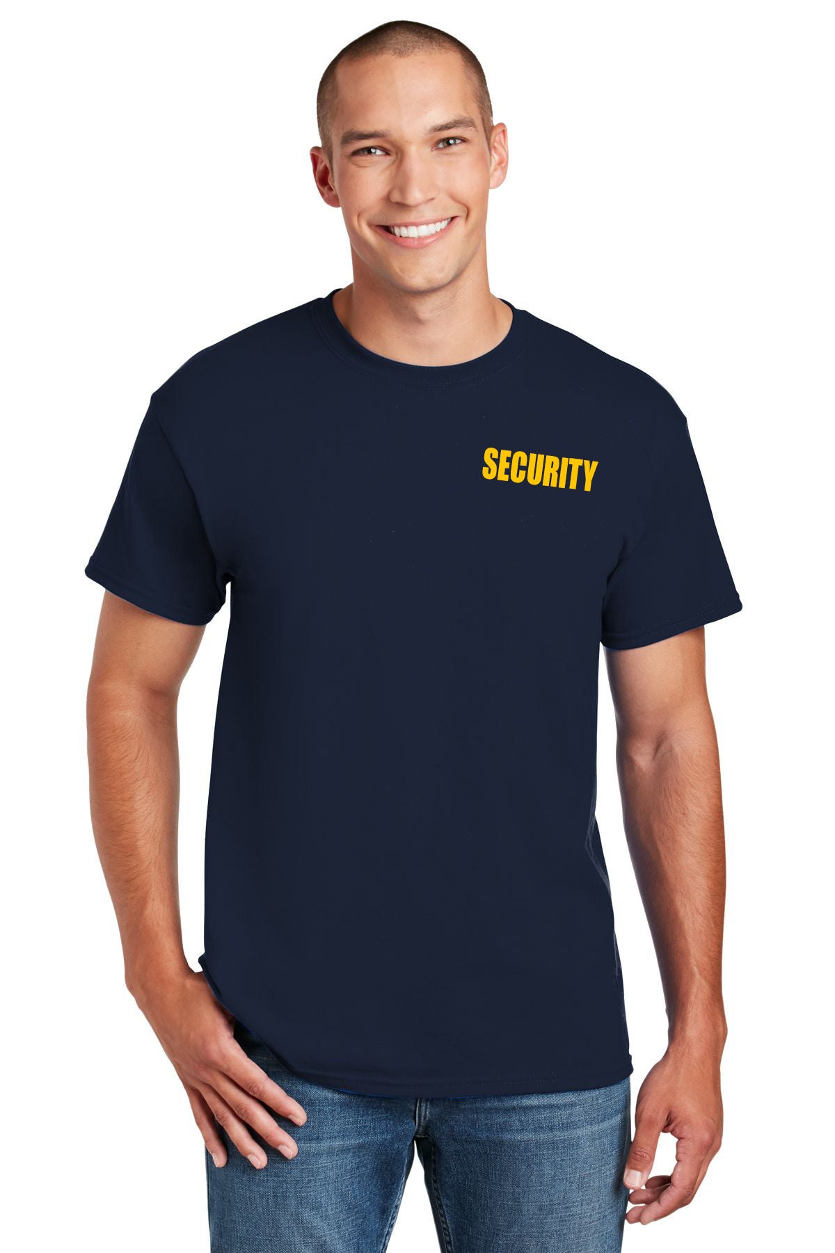 50 COTTON/50 POLY T-SHIRT - SECURITY