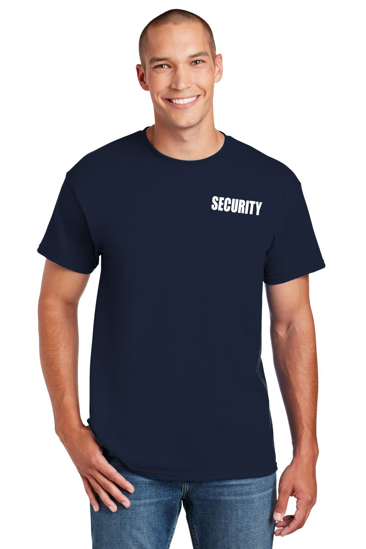 50 COTTON/50 POLY T-SHIRT - SECURITY
