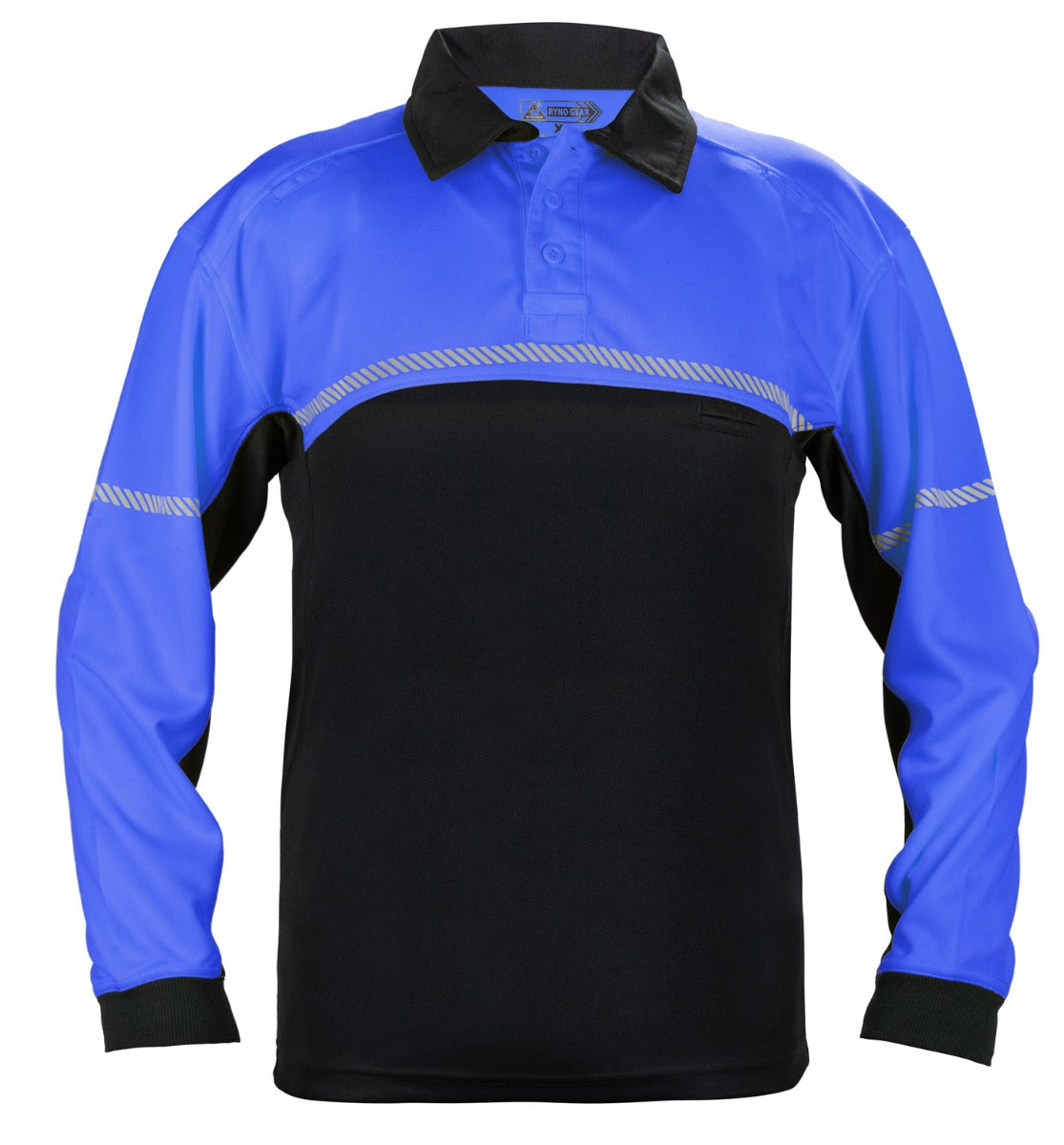 100% POLYESTER JERSEY KNIT LONG SLEEVE BIKE PATROL POLO SHIRTS