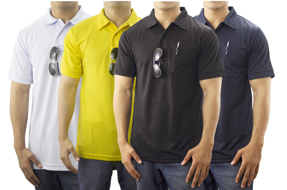 PRO-DRY POLO SHIRT WITH ONE POCKET