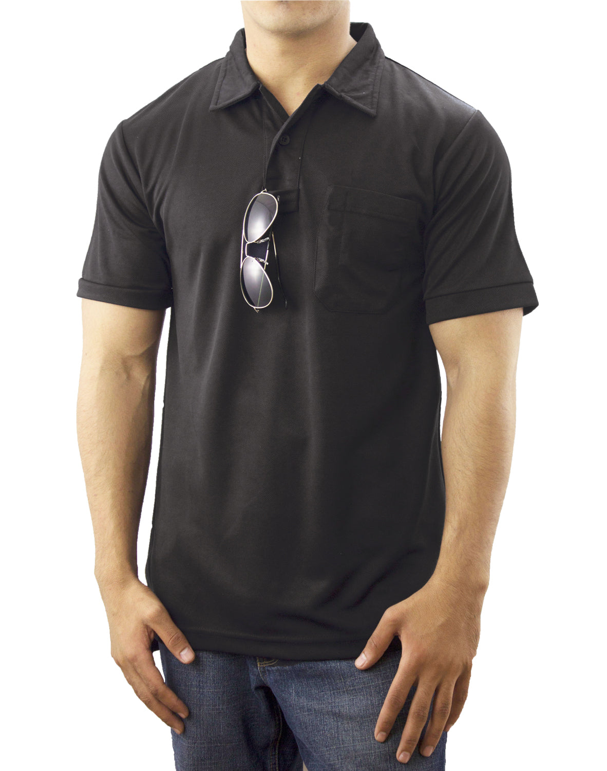 PRO-DRY POLO SHIRT WITH ONE POCKET