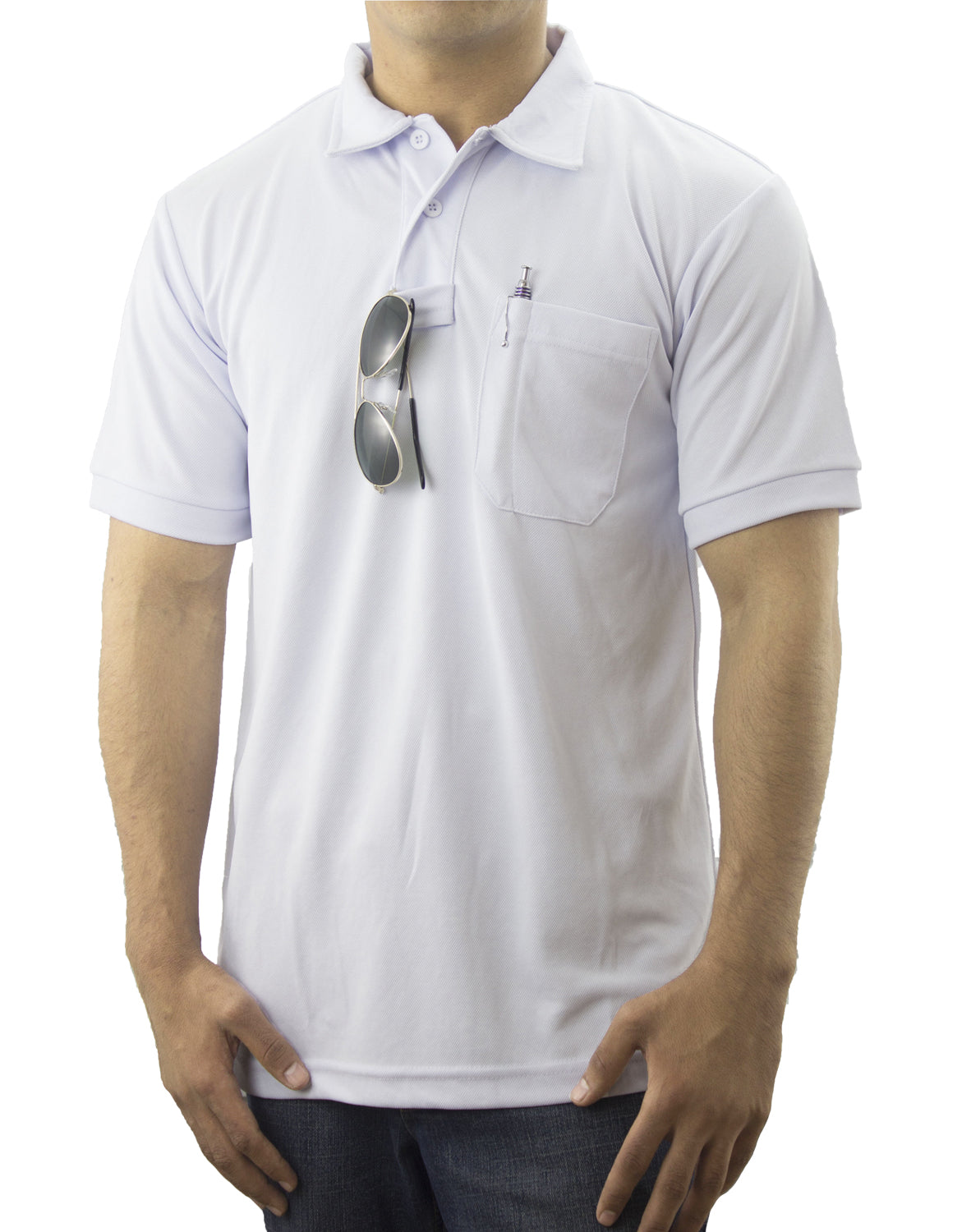 PRO-DRY POLO SHIRT WITH ONE POCKET