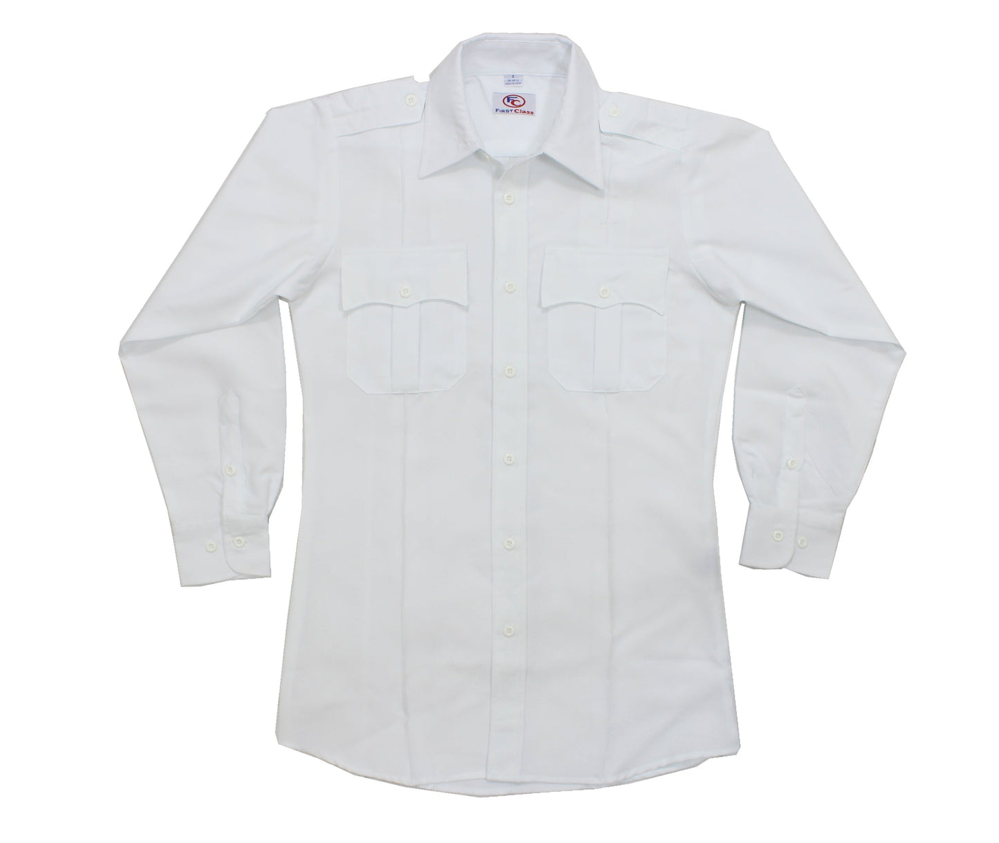 FIRST CLASS 100% POLYESTER LONG SLEEVE UNIFORM SHIRT