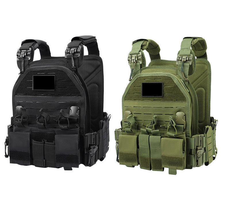 6094 Tactical Vest, Molle Outdoor Camouflage Vest, 1000d Combat Protective Gear, Quick-Release Amazon New Model