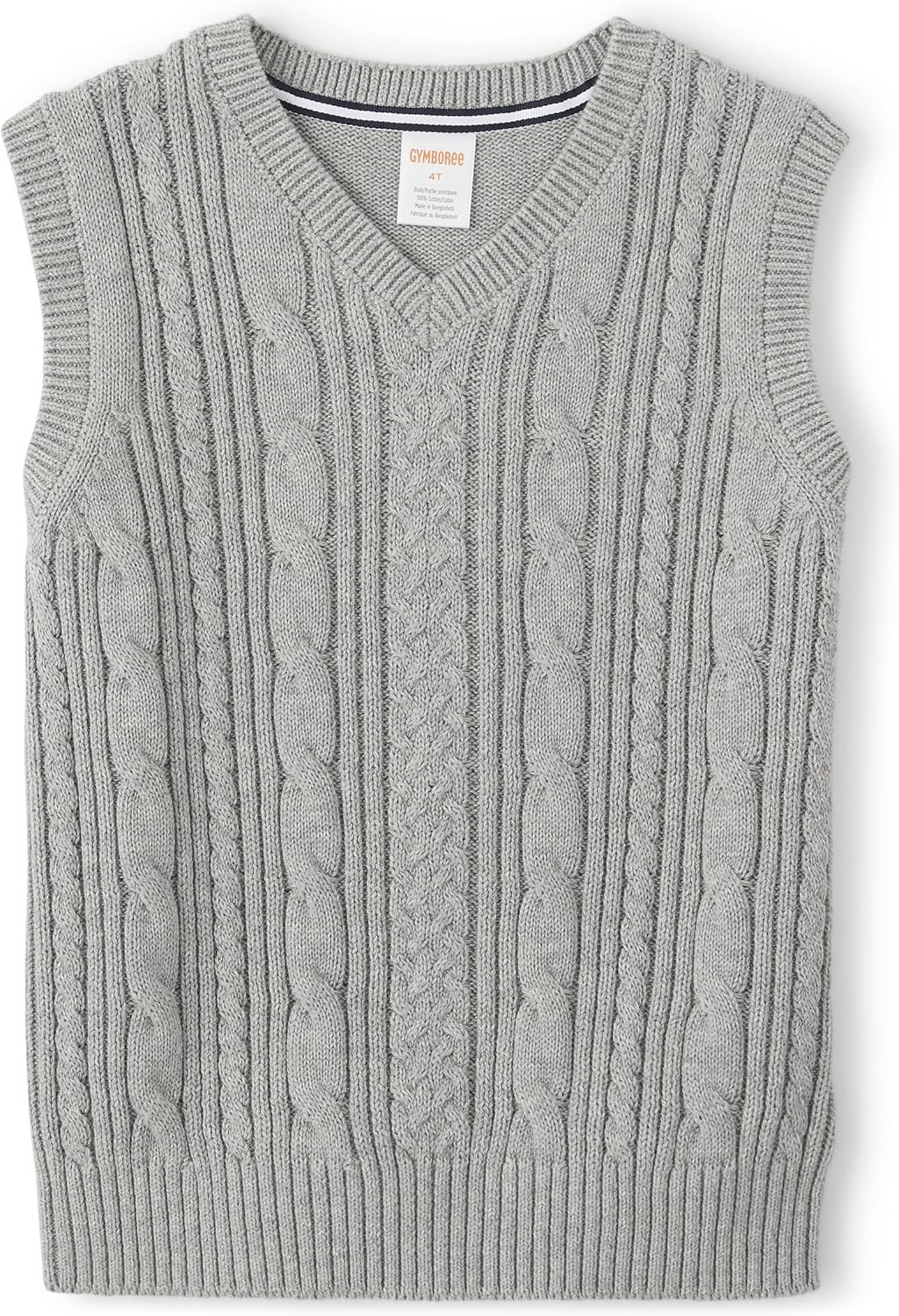 Boys and Toddler V-Neck Cable Knit Sweater Vest