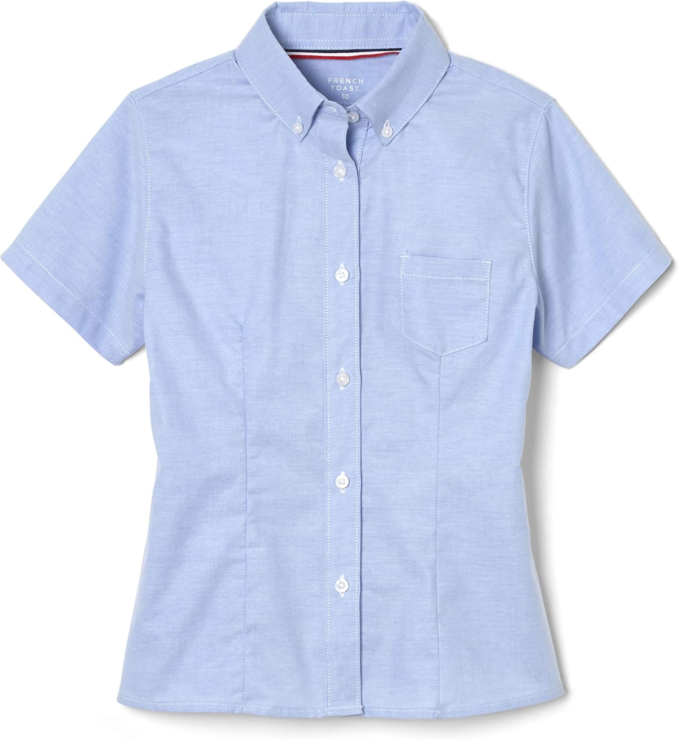 Girls' Short Sleeve Oxford Shirt
