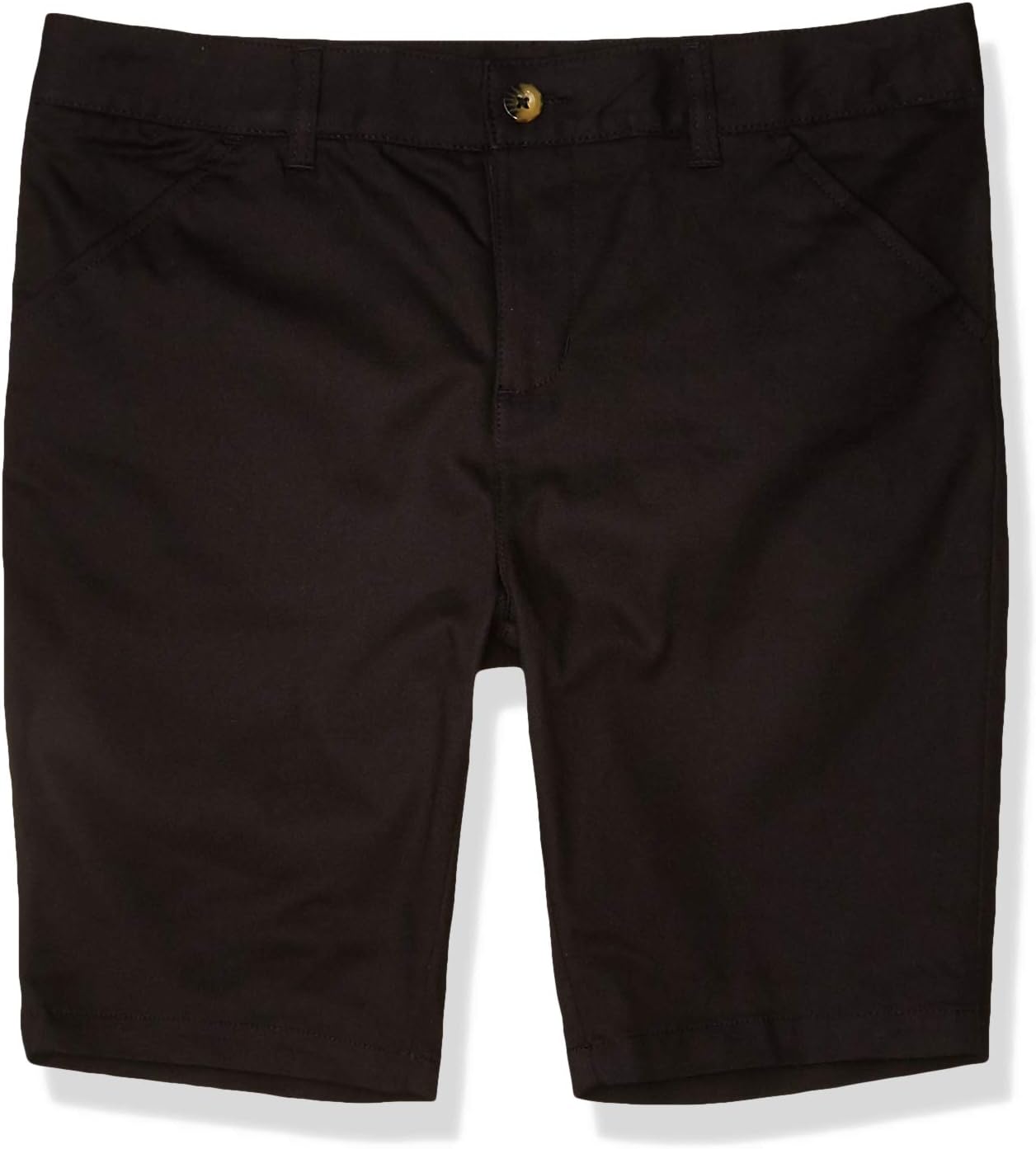 Girls' Adjustable Waist Stretch Twill Bermuda Short