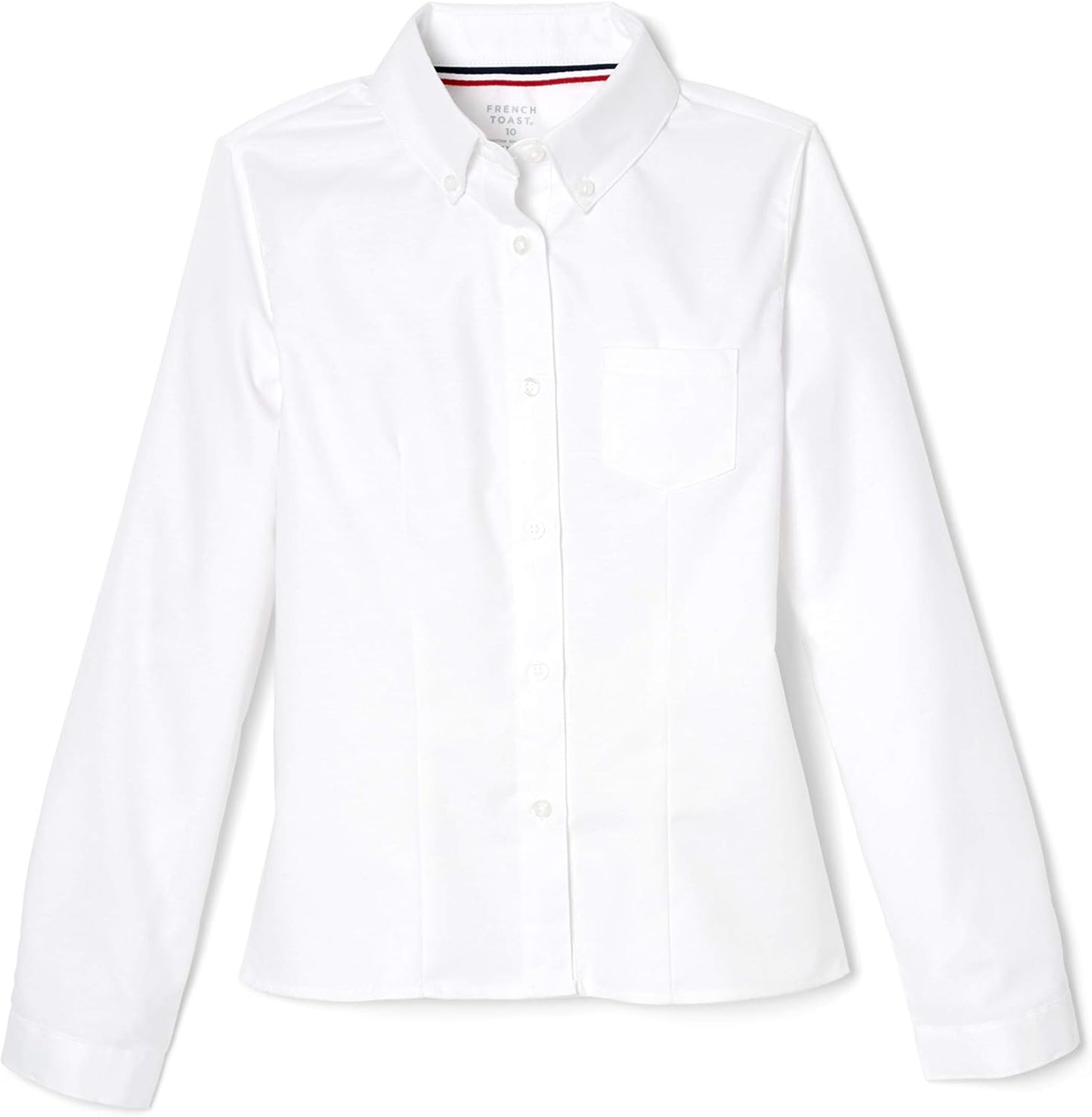 Girls' Long Sleeve Oxford Blouse