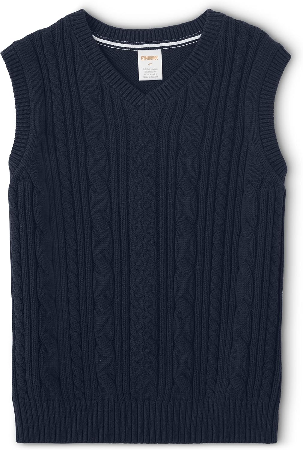 Boys and Toddler V-Neck Cable Knit Sweater Vest