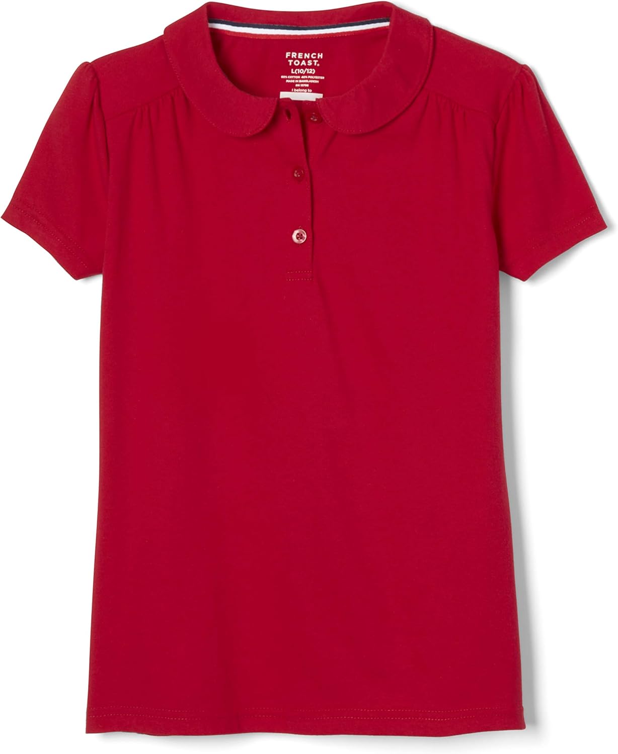 Girls' Short Sleeve Peter Pan Collar Polo