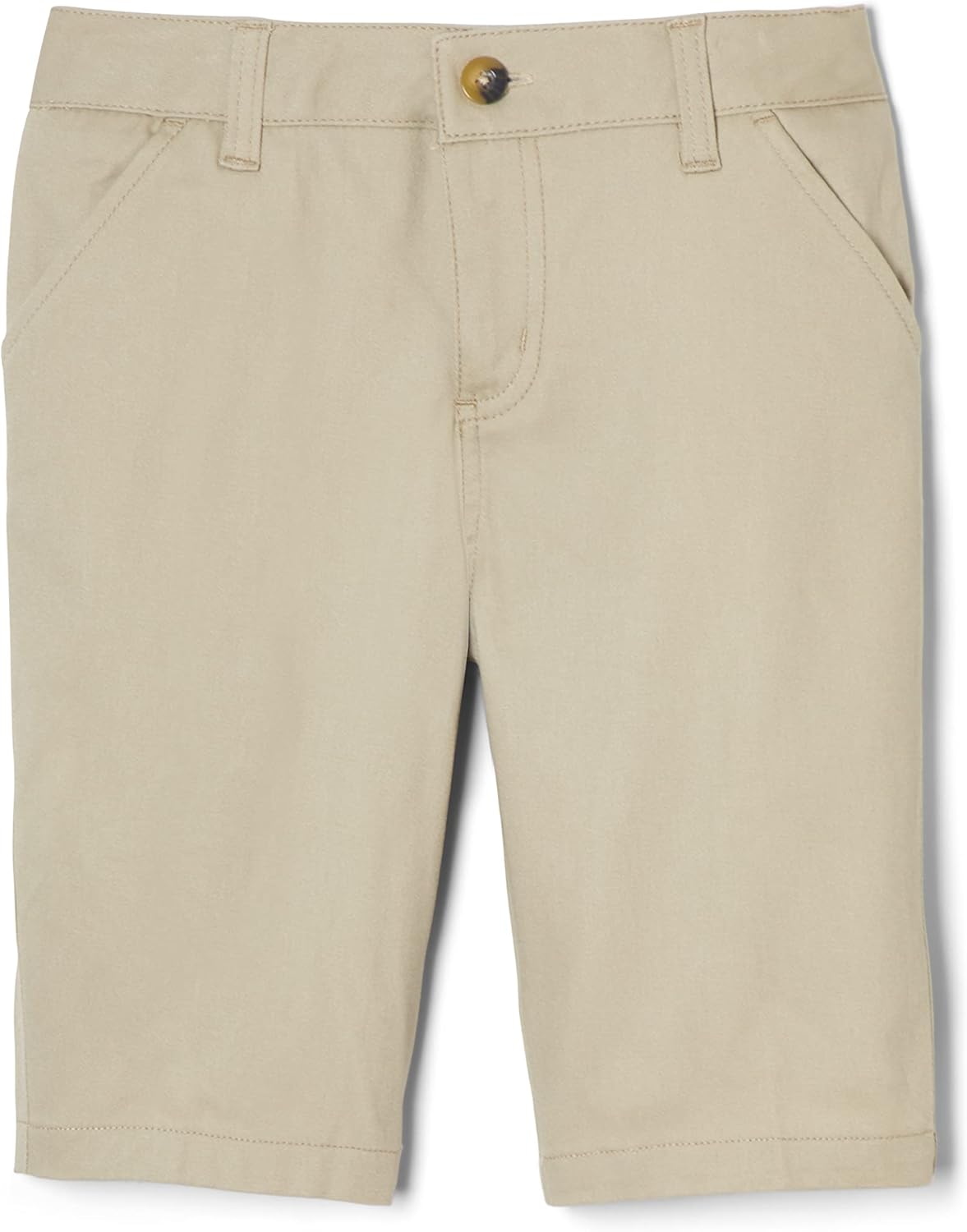Girls' Adjustable Waist Stretch Twill Bermuda Short